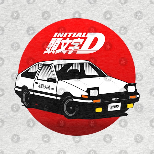 Toyota Trueno AE-86 Intial D by grphc_dsg21